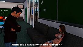 Hey, wanna join us for a wild detention blowbang?