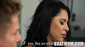 All In for Stepmom Kira Queen Blowjob POV with Matthew Meier!