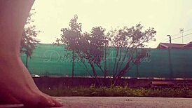 Bare Feet Fetish Display