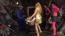 amazing girls bang cunts after work break