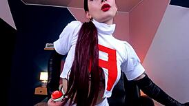 Cosplay Jessie dances for you. Undress my body and enjoy it