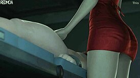 Scarlet Teases Cock, T Guy Whimpers in Humiliation.