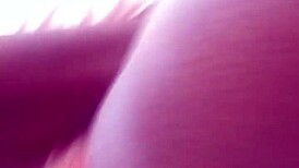 Slut playing with her clit.