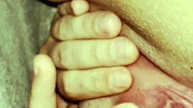 Stretching Fat Pussy Wide for Intense Clit Action