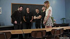 Zoe Sparx gets wild in BDSM group action