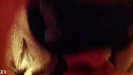 masked guy gets blowjob at breakfast