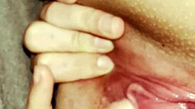 Stretching Fat Pussy Wide for Intense Clit Action