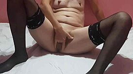 Hot Milf Orgasms From Wet Fingering Masturbation.