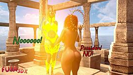 Futa3Dx - Futa Goddesses Unleash Hardcore Lust in Comic Orgy