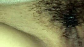 Clueless babe fingering her tight pussy up close!