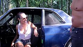 Brenda Floripa Gets Fucked By Alex Lima On Roadside