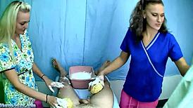 i get a naughty sponge bath from nurse