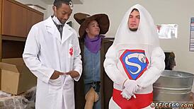 intriguing diesel bondage video with a gay man in a tasting scene