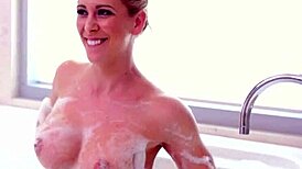 puremature milf cherie deville takes messy creampie after hard banging