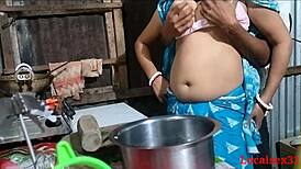 Wife Drilled Long and Hard in Kitchen Close-Up Action