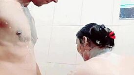 Desi Bathroom Sex with Horny Amateur Couple