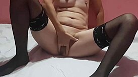 Hot Milf Orgasms From Wet Fingering Masturbation.