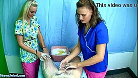 i get a naughty sponge bath from nurse