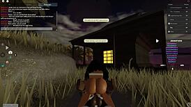 she says, 'cum on me while bent over'