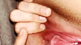 Stretching Fat Pussy Wide for Intense Clit Action