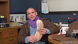 intriguing diesel bondage video with a gay man in a tasting scene