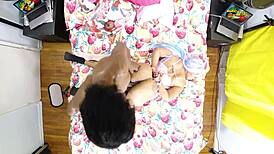 Vixen Vanity Behind Scenes Overhead Camera