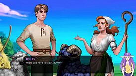 Spending The Night With Blonde Myrtle And Her Monster Cock On The Ranch