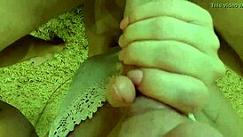 teen brunette gags on huge cock in pov