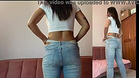 denim-jeans fetish with big tits and ass