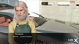 mechanic fixing car in pine falls cartoon