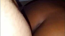 Ate pussy then she sat on my dick and lubed her ass with cum