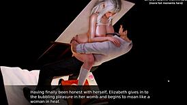 Hey, virgin 18yo asian teen gets deflowered on public train in waifu academy gameplay! 😈