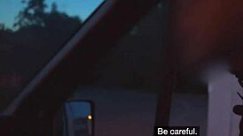 Deviante - Brunette Student Takes Rough Doggystyle Facial