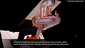 Hey, virgin 18yo asian teen gets deflowered on public train in waifu academy gameplay! 😈