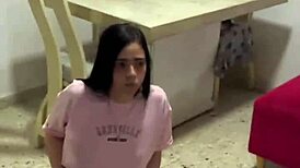 18-year-old Jovencita deepthroats in first homemade porn