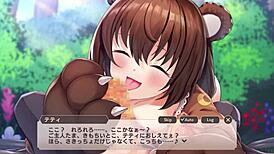 Monster girl passionately sucks cock in intense blowjob