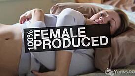 Yanks Miel Climaxes with Orgasm While Masturbating Her Hairy Snatch!