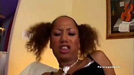 Mya Mason: Tiny Black Teen Nailed by Huge White Shaft.