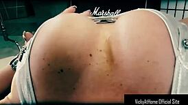 Blonde vicky vette sucks her lover's cock post-audition