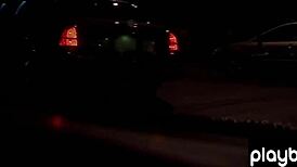 Hardcore amateur foursome fuck with busty babes behind the bars