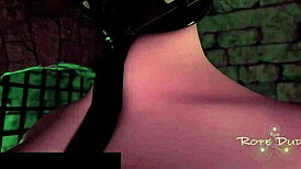 Mei’s corruption continues with goo in hentai clip.