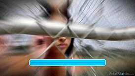 busty scrilla babe takes big black cock in rain