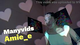 Sloppy dildo deepthroat gagging the asian slut!