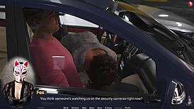 Lady Boss Feels Overwhelmed With Desire As She Sucks In The Parking Lot