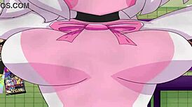 In This Anime Hentai, The Character Mangling Big Boobs In A Wild Scene