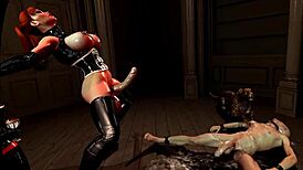 Citor3 Femdomination 2 3D VR Game Walkthrough 10 Finale Part 2 Cowgirl Anal Futa on Male