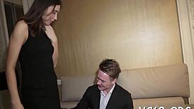 Penetrating smooth wet pussy