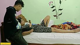 Indian stepsister shared with friend in taboo threesome 😏