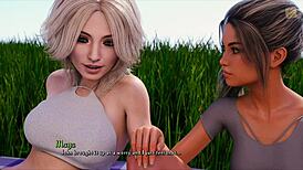 being a dik chick route 80 pinic with the gorgeous maya and josy