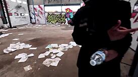 Goth Squatter Girl Cheats and Gets Pounded Hard